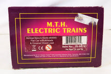 Load image into Gallery viewer, MTH 20-98781 MMA #25000 Montreal Maine &amp; Atlantic Railway Flat Car Bulkhead wood
