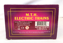 Load image into Gallery viewer, MTH 20-98781 MMA #25000 Montreal Maine &amp; Atlantic Railway Flat Car Bulkhead wood
