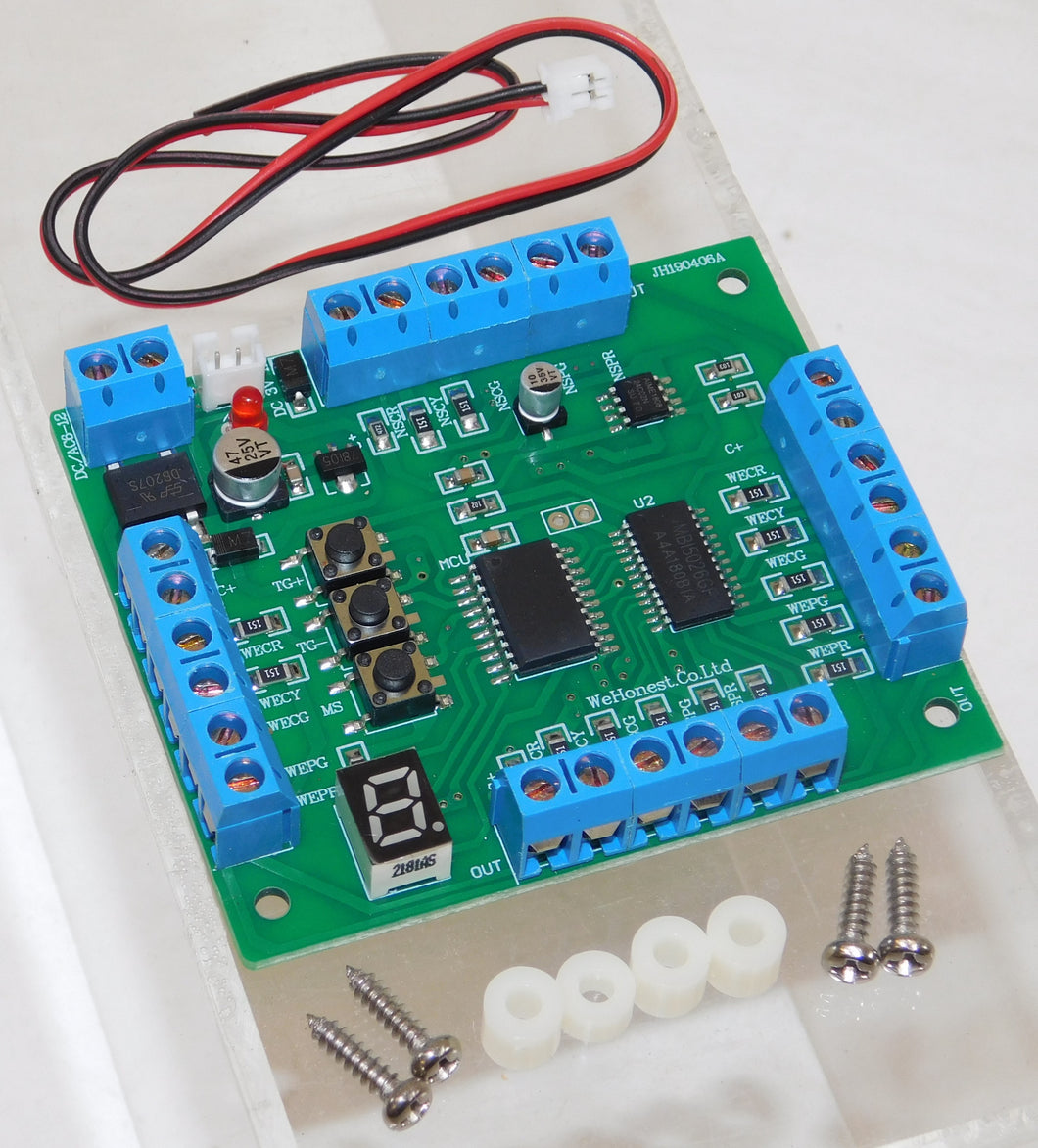 4-way traffic signal light controller for Model Railroad or slot car layouts JH1090406A