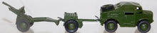 Load image into Gallery viewer, Dinky 697 25 pounder Field Gun Set 3pcs 686 687 688 Military Army CLEAN VINTAGE
