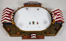 Load image into Gallery viewer, Gold Label Worlds Fair Ice Skating Rink Mr Christmas / Year Round Music 2004 Works
