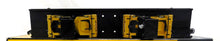 Load image into Gallery viewer, MTH 20-98496 Caterpillar O Premier Flat Car w/2 XW Vibratory Asphalt Compactors 1/48
