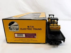 MTH 20-98496 Caterpillar O Premier Flat Car w/2 XW Vibratory Asphalt Compactors 1/48