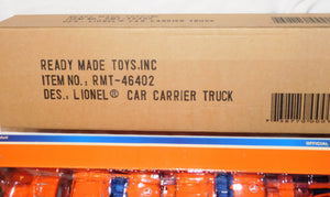 Lionel Trains RMT 46402 Truck Auto Carrier w/4 CORVETTES serial #ed Box + shipper