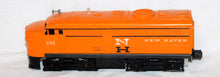 Load image into Gallery viewer, Lionel 232 New Haven A Alco Diesel w/BLACK PILOT/Apron 1962 Runs Scarce INTERESTING
