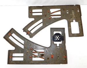 Lionel 210 Right & Left Hand Switches Standard Gauge Parts /Restoration Gray opn