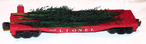 Lionel 6826 Christmas Tree Flat car 1959-60 w/ tree load flatcar Vintage Postwar