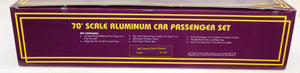 MTH MT 20-6501 New York Central O Premier 5Car 70' Aluminum Passenger Set PLATED