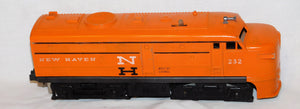 Lionel 232 New Haven A Alco Diesel Scarce 1962 only Runs Black Stripe Postwar O
