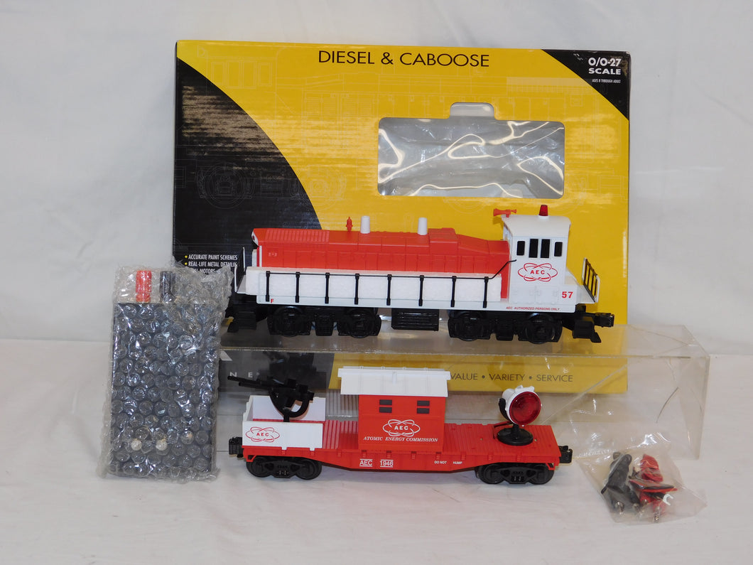K-Line K2299-0057A Atomic Energy Commission MP-15 Diesel Engine +Security Car O