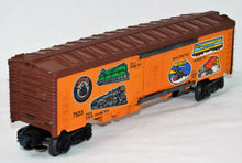 Load image into Gallery viewer, Lionel Trains 6-7503 75th Anniversary Famous Engine Reefer O gauge Orange woodsi
