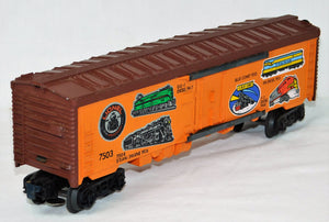 Lionel Trains 6-7503 75th Anniversary Famous Engine Reefer O gauge Orange woodsi