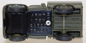 Dinky 641 Army 1 Ton Cargo Truck Mecanno 1954 military army green CLEAN VINTAGE