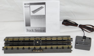 MTH 40-1008 RealTrax 10" Uncoupling Unloading operating gray w/ controller +inst