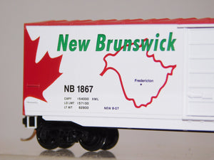 Micro-Trains 07700158 New Brunswick Provincial Boxcar 0 77 00 155 N scale NB1867