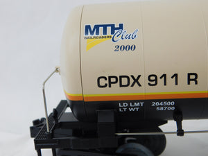 MTH 20-92014 BNSF Tank Car MTHRRC 2000 CDRX 911R Premier Burlington Santa Fe O