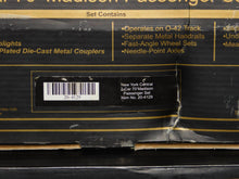 Load image into Gallery viewer, MTH 20-4029 + 20-4129 Millennium GOLD O Gauge 7car 70' Madison Passenger Set NYC
