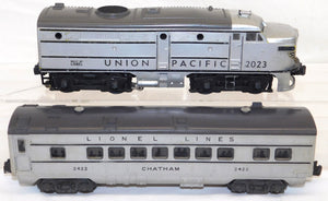 Lionel 2023 Union Pacific AA Alco Passenger set Silver/Gray top Serviced 2421-23