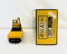 Load image into Gallery viewer, MTH Rail King 30-76299 Flat Car w/(1) CAT 308C CR Hydraulic Excavator Load C-8
