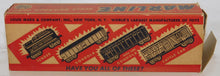 Load image into Gallery viewer, Marx 44572 C&amp;O High Side Gondola w/BOX 3/16&quot; scale tinplate O 027 Silver Trucks
