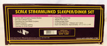 Load image into Gallery viewer, MTH 20-6645 California Zephyr 2-Car 70' Streamlined Sleeper/Diner Passenger Set
