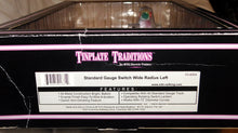 Load image into Gallery viewer, MTH 10-4004 Standard Gauge Lionel 223w 72&quot; Wide Radius Remote Switch LEFTHand C8
