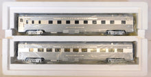 Load image into Gallery viewer, MTH 20-6645 California Zephyr 2-Car 70' Streamlined Sleeper/Diner Passenger Set
