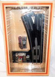 Lionel 11-99077 BLACK Standard Gauge 223w 72" WideRadius Remote Switch LEFTHand