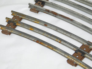 Lionel 6-65049 wide radius 027 gauge track 42" diameter curve 7pcs C-5 Used