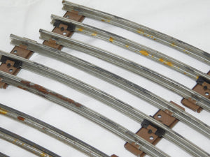 Lionel 6-65049 wide radius 027 gauge track 42" diameter curve 7pcs C-5 Used