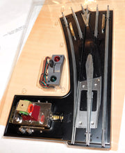 Load image into Gallery viewer, Lionel 11-99077 BLACK Standard Gauge 223w 72&quot; WideRadius Remote Switch LEFTHand
