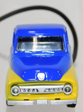 Load image into Gallery viewer, Menards Morton Salt 1953 Ford Pick Up Truck Blue / yellow Lights Up 1:48 O scale
