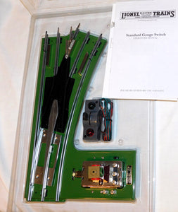 Lionel 11-99077 GREEN Standard Gauge 223w 72" Wide Radius Remote Switch RIGHT Hand