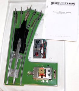 Lionel 11-99077 GREEN Standard Gauge 223w 72" Wide Radius Remote Switch RIGHT Hand