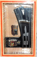 Load image into Gallery viewer, Lionel 11-99077 BLACK Standard Gauge 223w 72&quot; WideRadius Remote Switch LEFTHand
