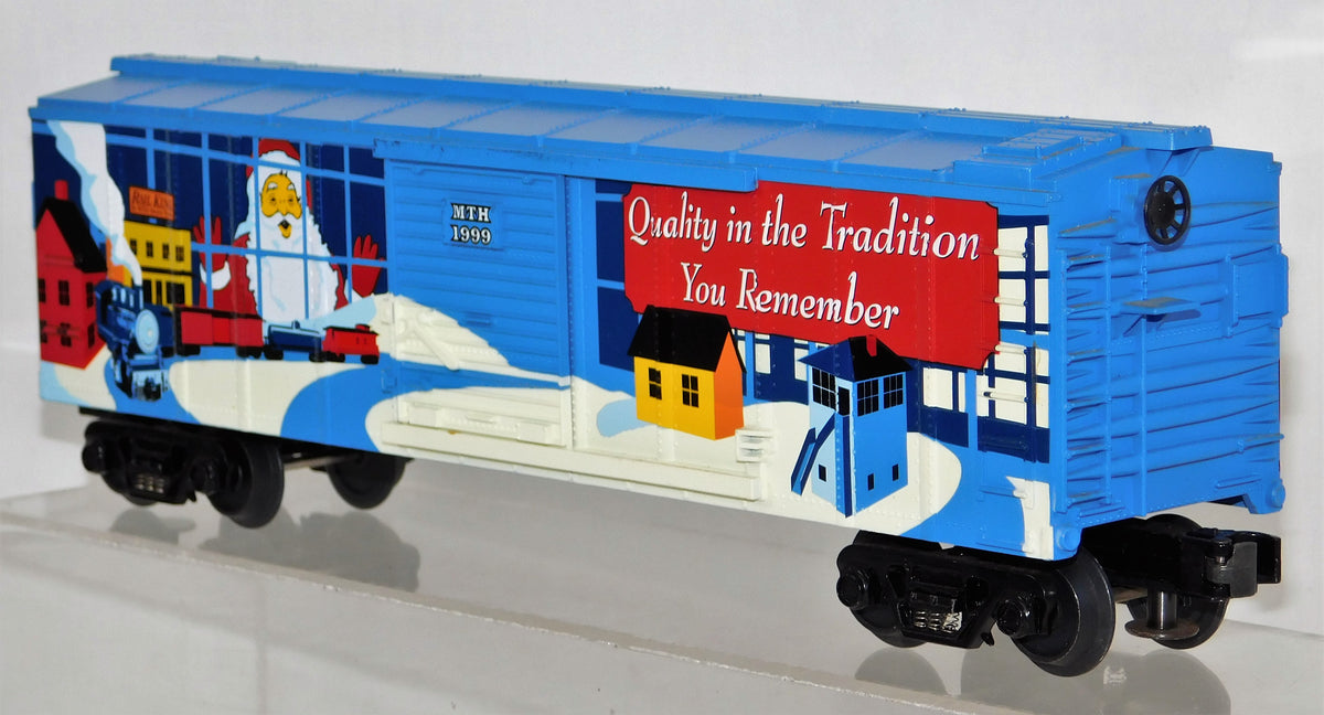 MTH 20-80001e Dealer Appreciation Christmas Boxcar 1999 DAP O Santa Cl ...