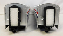 Load image into Gallery viewer, MTH 20-6648 Amtrak 2 Car Set 70' Aluminum Passenger Streamliner Sleeper Diner O Premier 1/48
