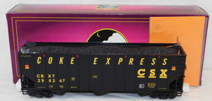 MTH 20-97159 CSX Coke Express Hopper #296247 w/ coke load Premier O 1/48 Boxed