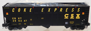 MTH 20-97159 CSX Coke Express Hopper #296247 w/ coke load Premier O 1/48 Boxed