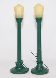 Colber Corporation Boulevard Lamp accessory With Box green light post O / S lot of TWO