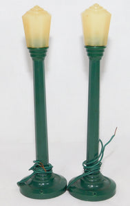 Colber Corporation Boulevard Lamp accessory With Box green light post O / S lot of TWO