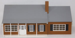 Lionel 6-34109 Large Suburban House I O gauge lighted Lionelville gray brown #2