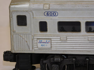 Lionel Trains #400 B&O Budd RDC-1 HORN Baltimore & Ohio Motorized Passenger