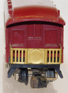 American Flyer 654 Pullman Maroon Observation Heavyweight Center# Lights Up S gauge