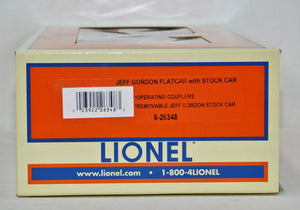 Lionel 6-26348 Jeff Gordon Flat Car w/ Stock car O gauge Nascar Trains Racing 24