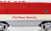 Load image into Gallery viewer, Lionel 6-14520 Texas Special F3 B unit TMCC Railsounds KATY Missouri Kansas Texas PWC
