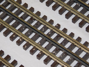 Atlas O #6058 5 40" Straight Rigid Track 5 Sections C-7+ Code 148 nickel 3-Rail