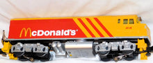 Load image into Gallery viewer, MTH 30-4042-0 McDonalds Train Set Diesel engine + freight cars Locosounds Ogauge
