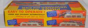 American Flyer 23830 Piggyback Unloader w/ Monon Flat+trailers CLEAN BOXED