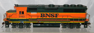 Athearn #4163 BNSF 3163 GP-50 Powered w/metal railings Scale couplers HO 1/87